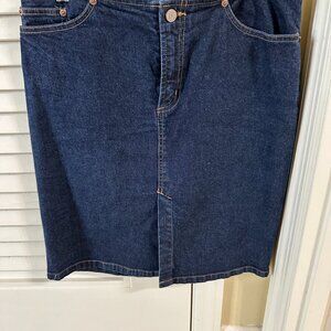 Womens Old Navy Denim Jean Skirt, Size 6